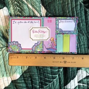 Lilly Pulitzer sticky note set
